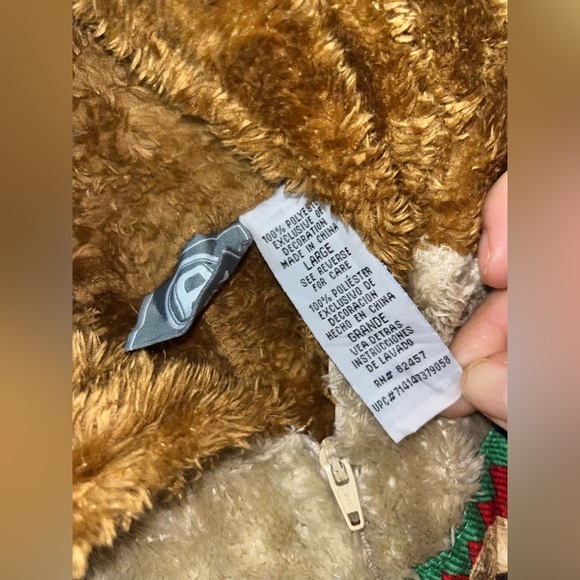 🦌🚫SOLD🚫Jingle Bell Moose
Onesie Hooded Pajama Brown🦌 - Picture 7 of 8